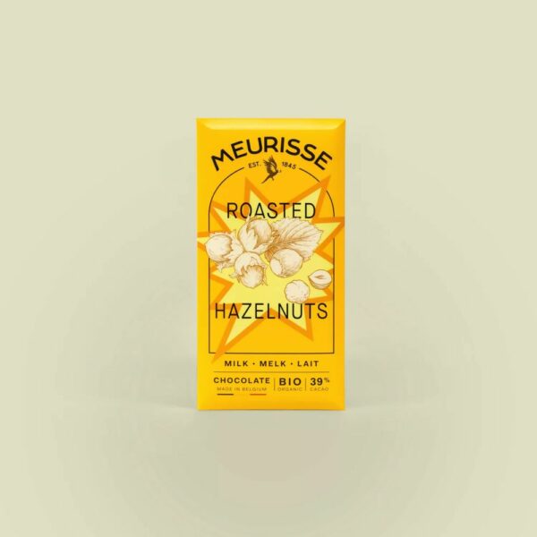 Chocolat au lait aux noisettes grillées