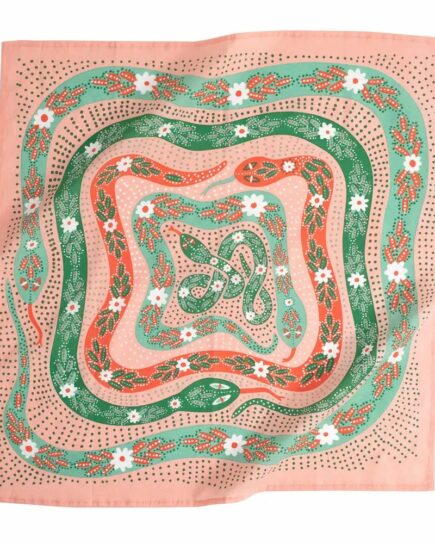 Bandana Snakes Pink n°69