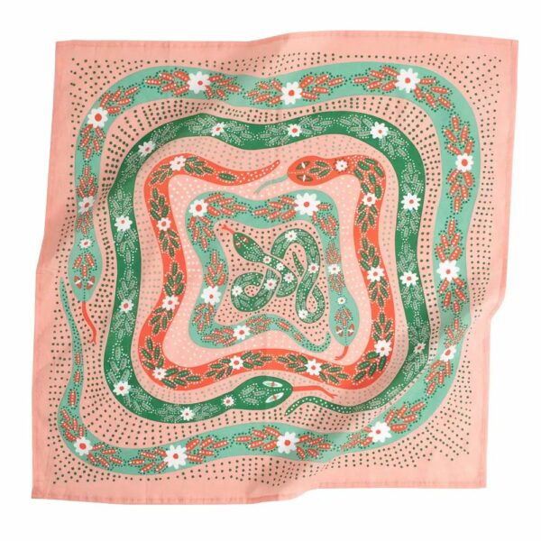 Bandana Snakes Pink n°69
