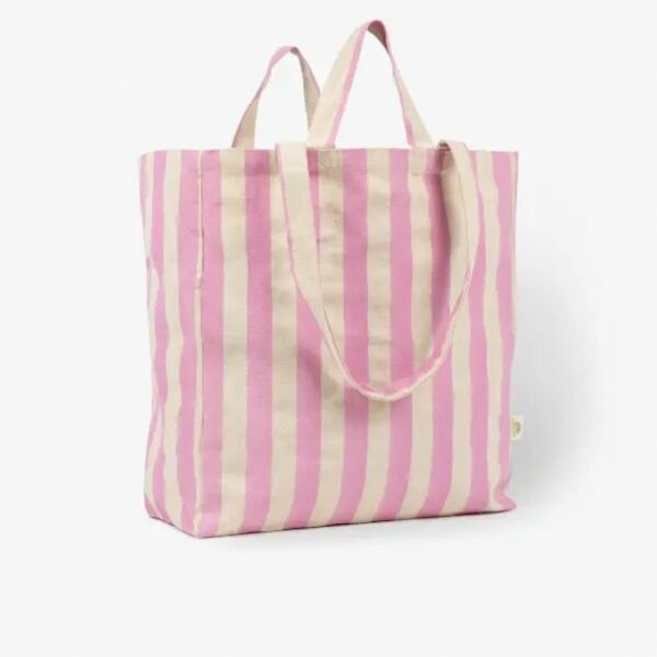 Totbag - Rayures Rose