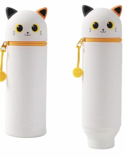 Trousse en silicone Orange Cat