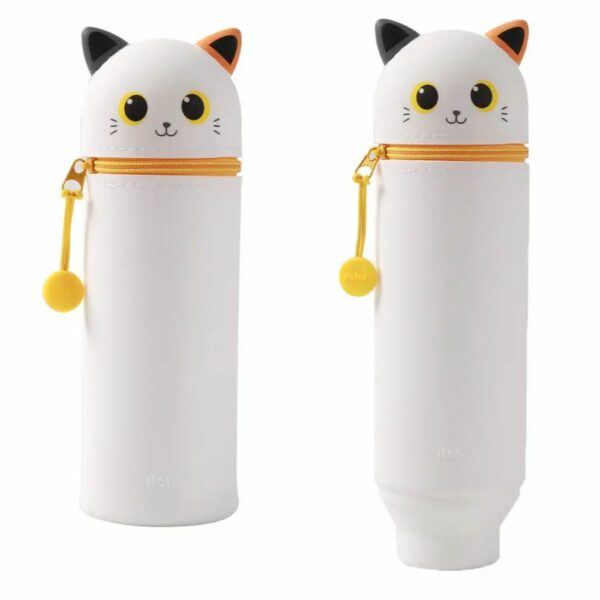 Trousse en silicone Orange Cat