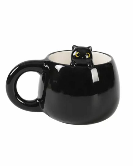 Tasse en céramique Chat noir
