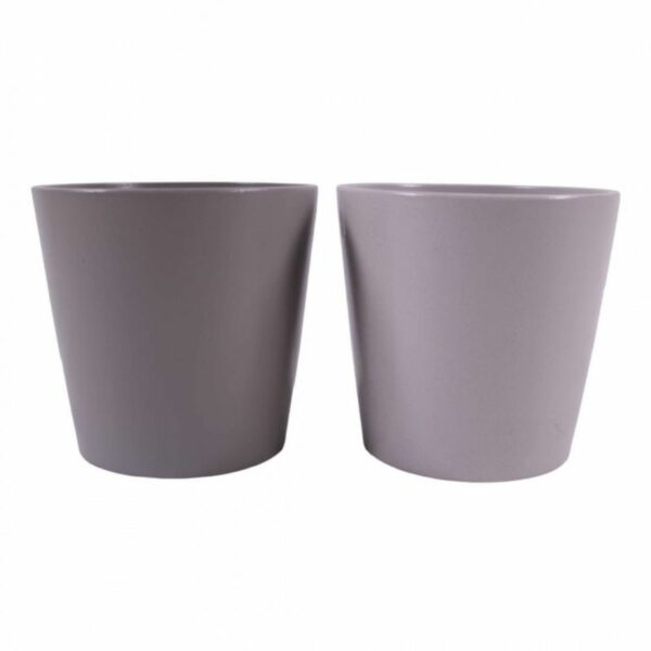 Cache-pot en céramique gris - Stockholm