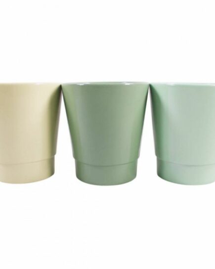 Cache-pot orchidée - Alessos - Vert