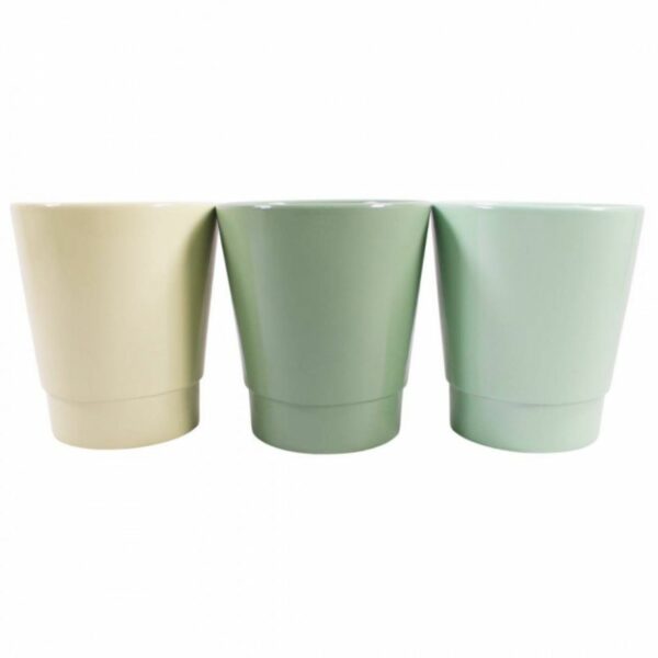 Cache-pot orchidée - Alessos - Vert