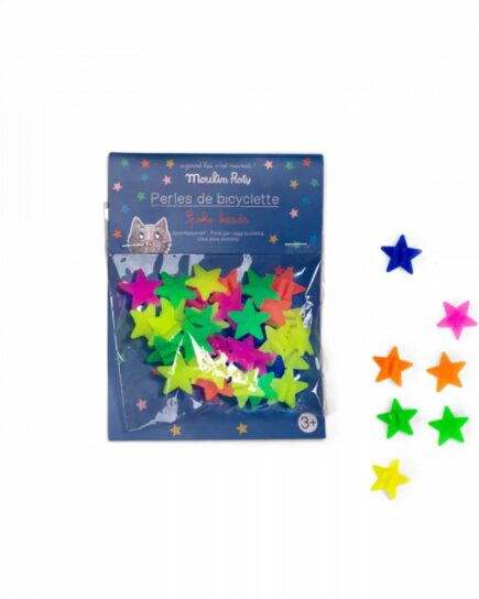Perles étoiles pour rayons de vélo - Aujourd'hui c'est mercredi