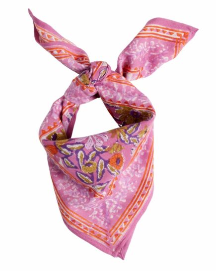 Foulard Indien Enfant - Meera Orchidée