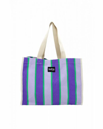 Cabas Rayé Violet - 10 ans