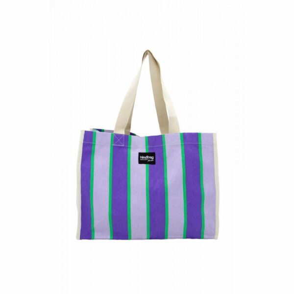 Cabas Rayé Violet - 10 ans