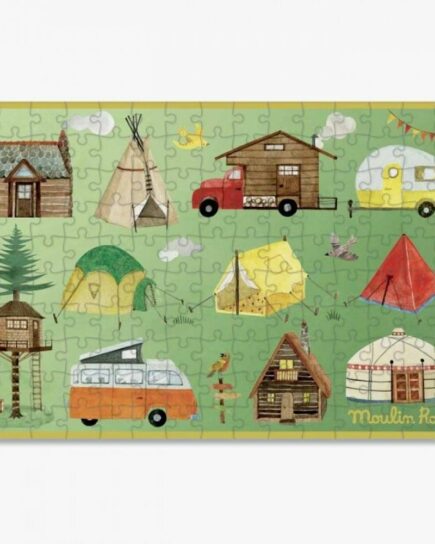 Mini puzzle Une nuit en forêt (150 pièces) Le jardin du Moulin