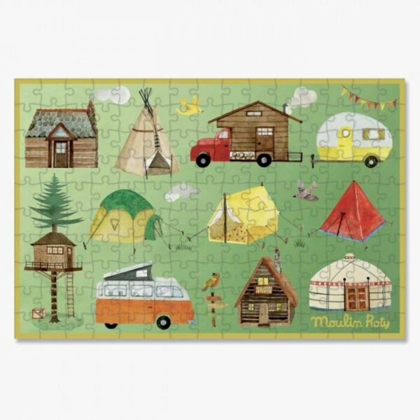 Mini puzzle Une nuit en forêt (150 pièces) Le jardin du Moulin