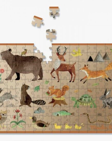 Mini puzzle Dans la forêt (150 pièces) Le jardin du Moulin