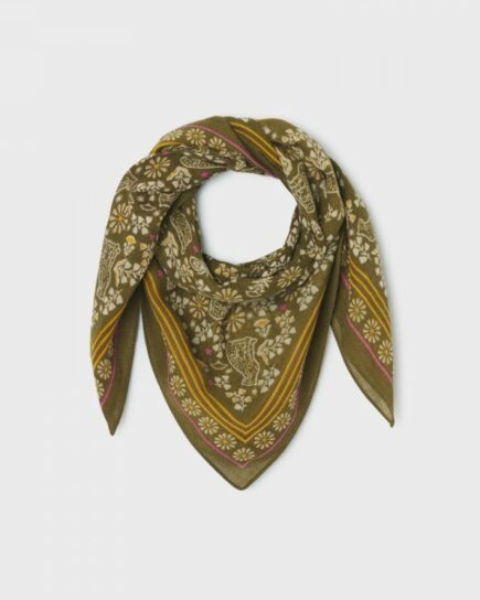 Foulard en 100% laine Constance - Kaki