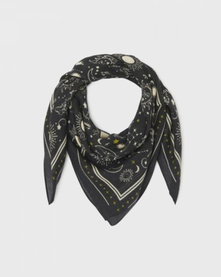 Foulard en 100% laine Madeleine - Noir