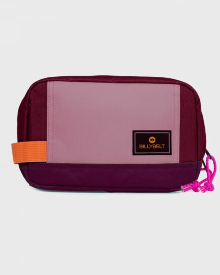 Trousse de toilette Bordeaux - 100% polyester recyclé
