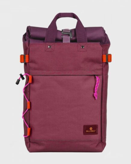 Sac à dos Bordeaux - 100% polyester recyclé Roll-top