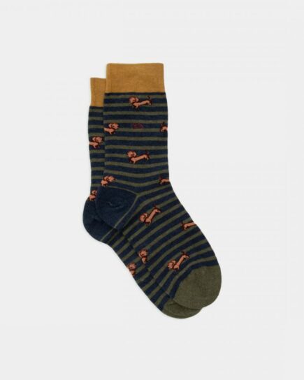 Chaussettes à motifs animaux Chien - Teckel