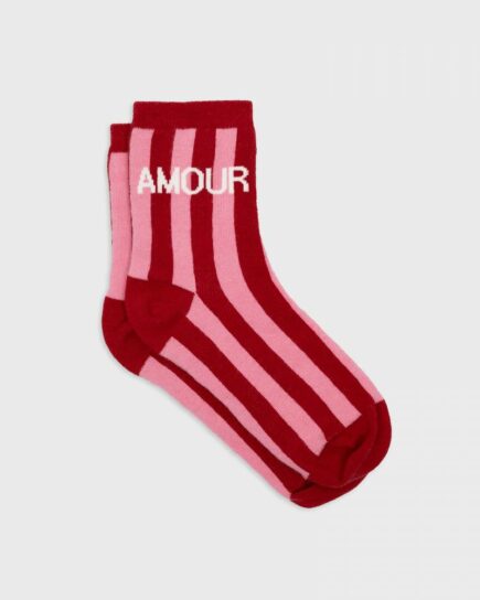 Chaussettes rayées - Amour