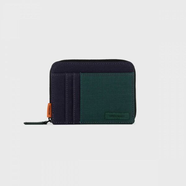 Portefeuille - Marine et vert