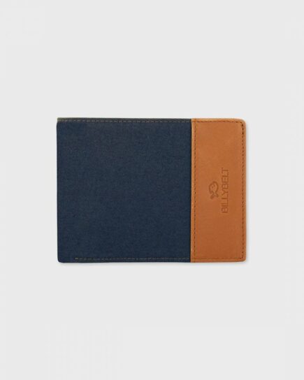 Portefeuille en cuir - Bleu jean