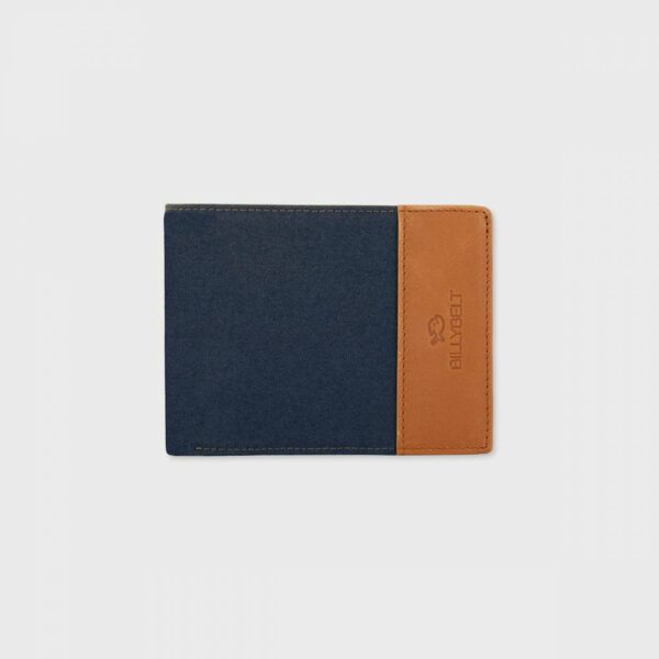 Portefeuille en cuir - Bleu jean