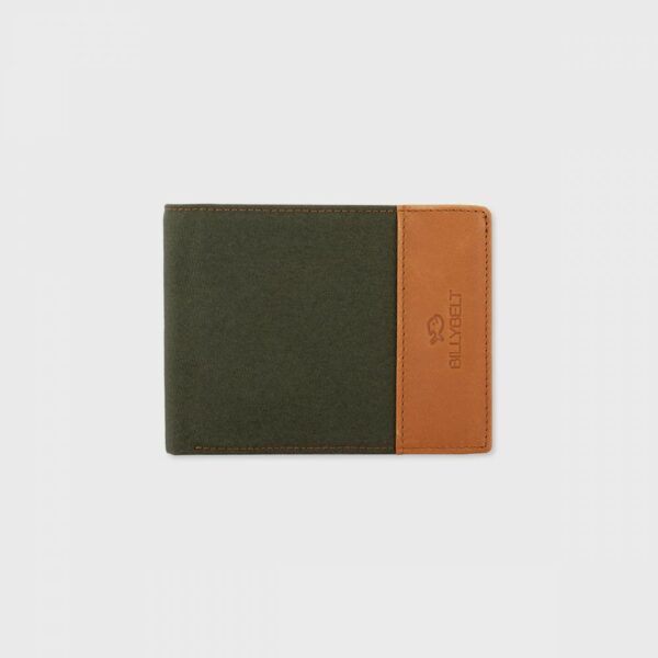 Portefeuille en cuir - Kaki