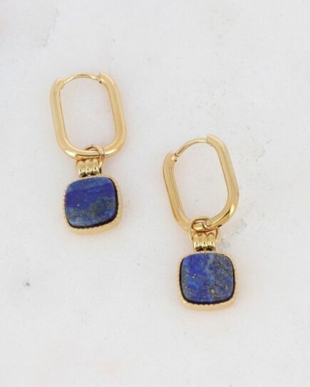 Créoles Chloefina - Lapis Lazuli