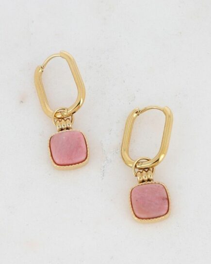 Créoles Chloefina - rhodonite