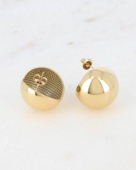 Boucles puces - boule creuse 20mm