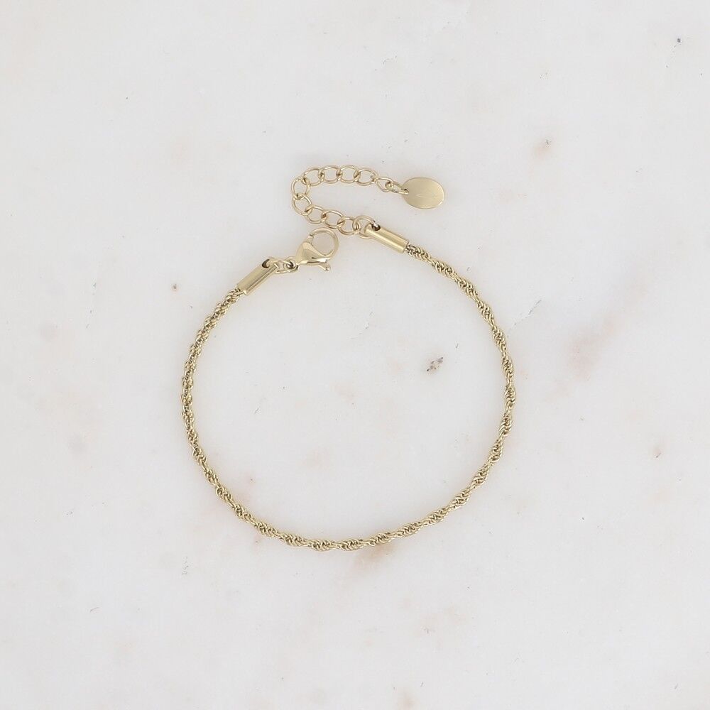 Bracelet - maille effet torsadée épaisse