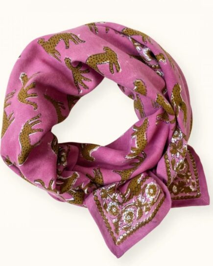 Big Foulard Latika Bengale - Fuchsia