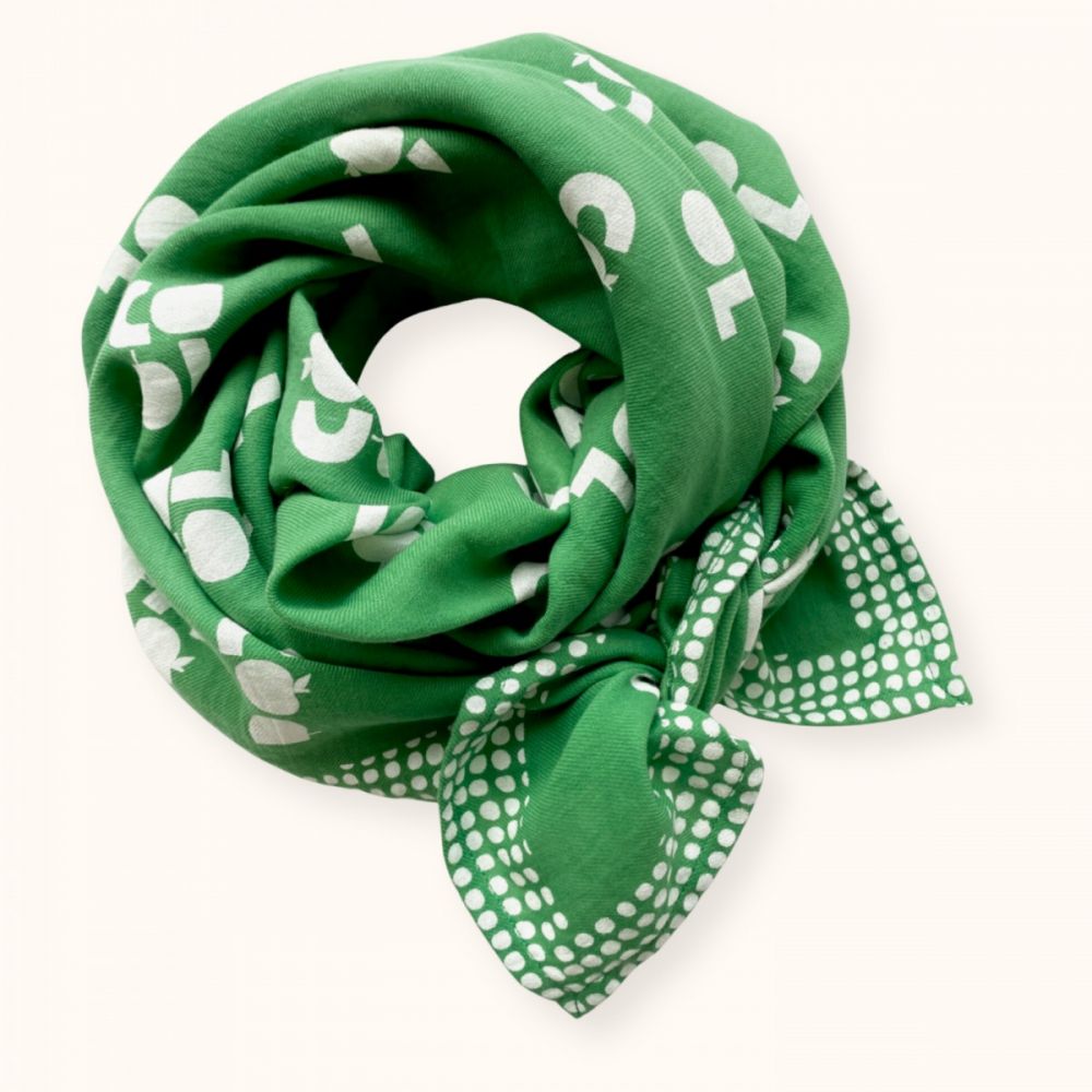 Big Foulard Latika "Cool" - Perroquet