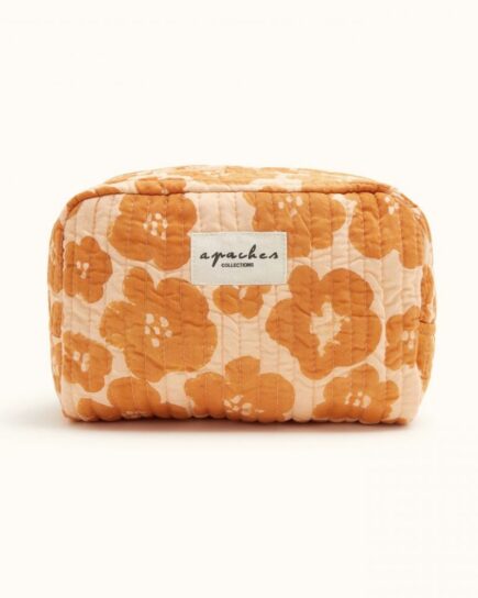 Small Trousse Gaya "Flora Bold" - Orange