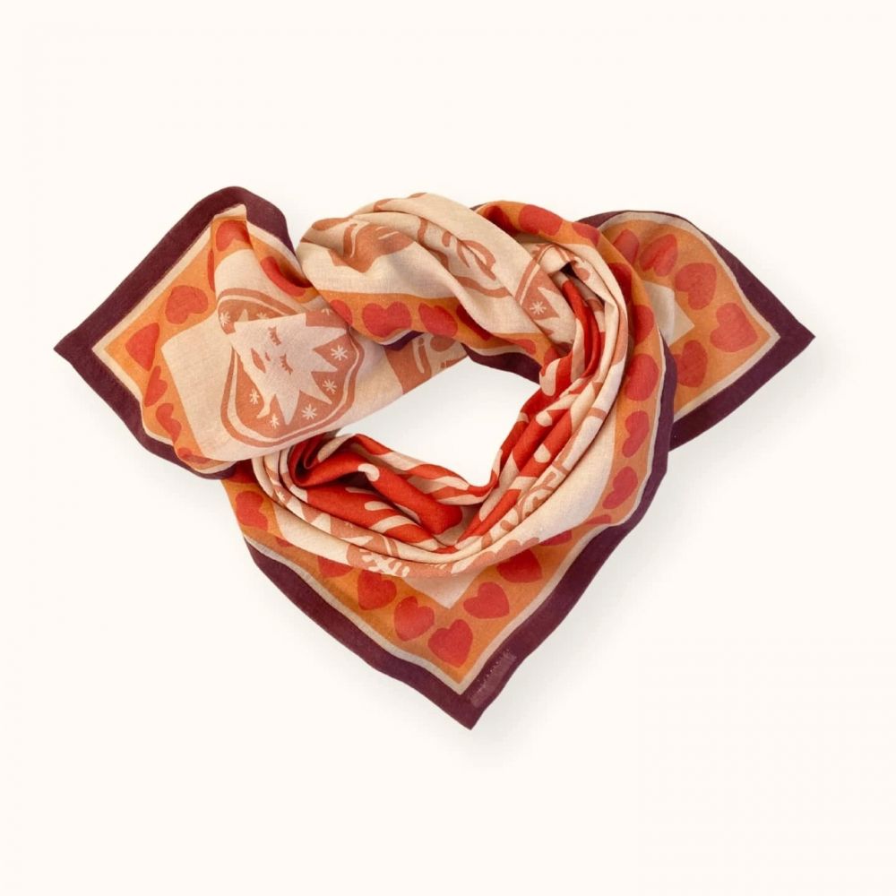 Small Foulard Mamavida - Mummy Fire
