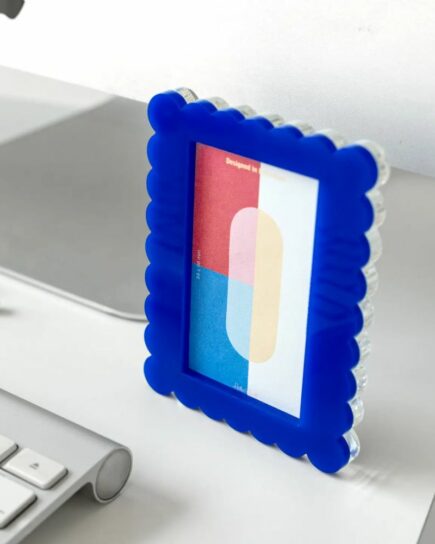 Mini Cadre photo Vagues bleu