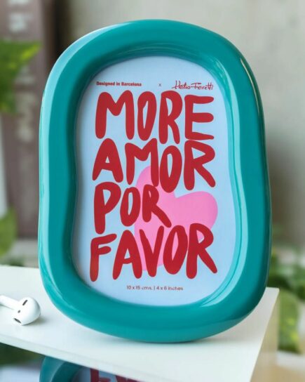 Cadre photo vert brillant