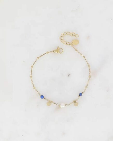 Bracelet - Agate bleue