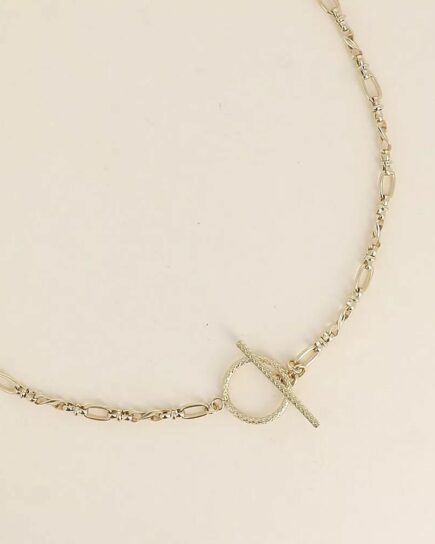 Collier - maille aux anneaux multiples