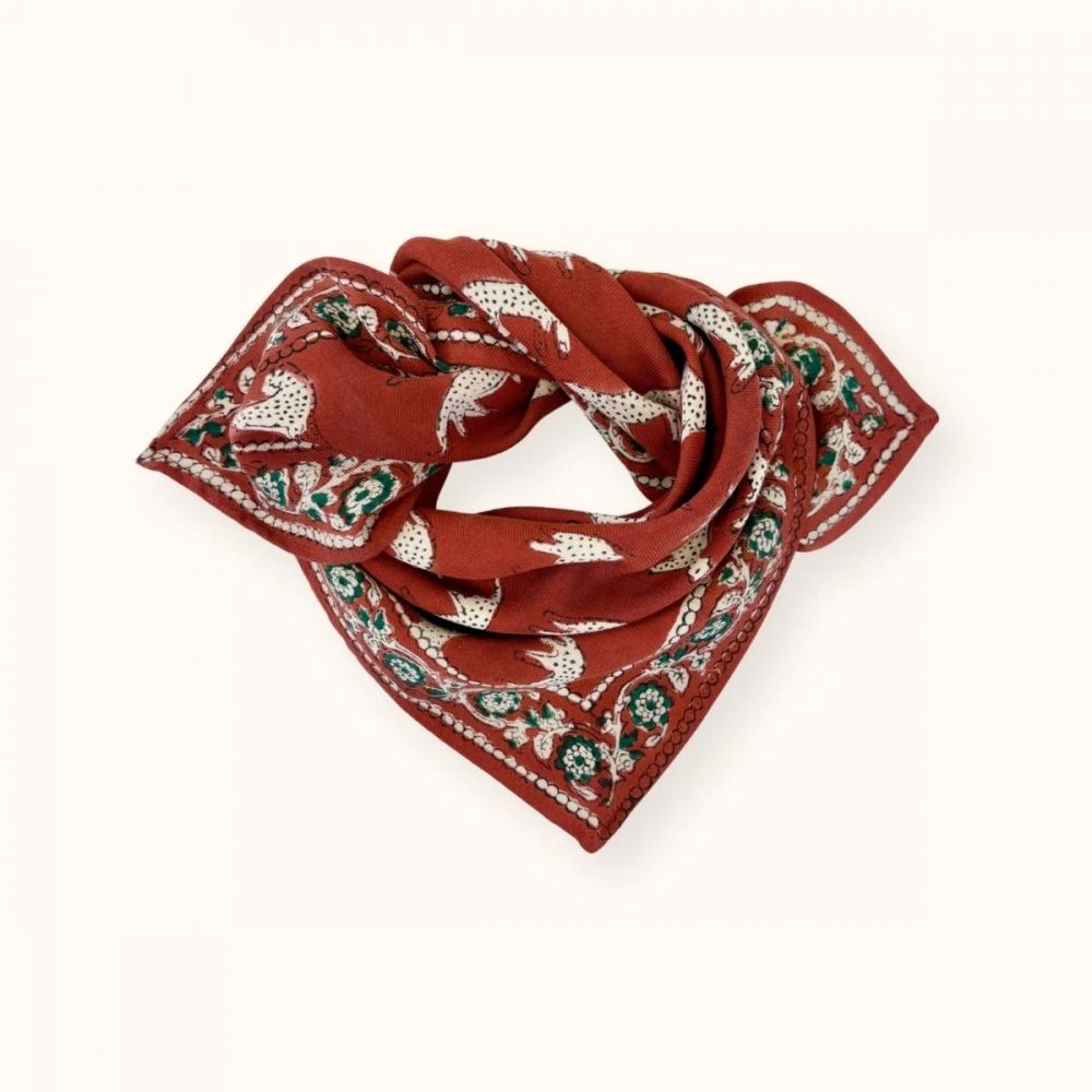 Small Foulard "Manika" - Bengale Fire