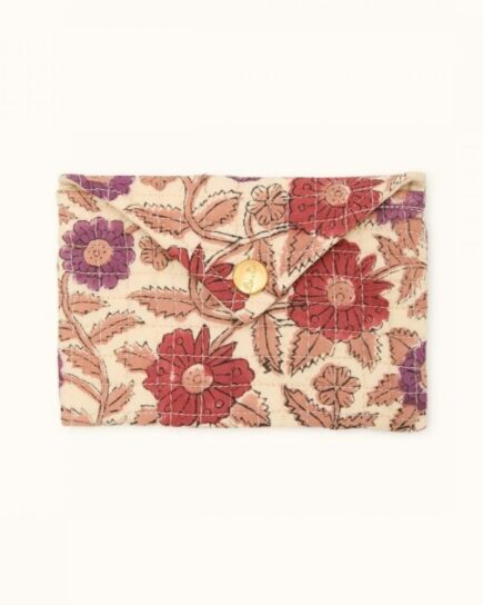 Pochette "Ravi" - Coeur Macadamia Fire