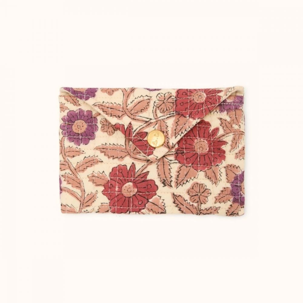 Pochette "Ravi" - Coeur Macadamia Fire