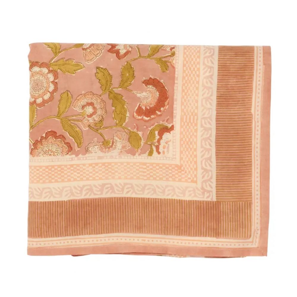 Nappe indienne - Guapao Bois de Rose