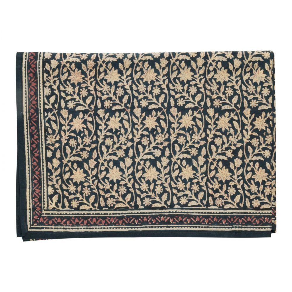 Nappe indienne - Goa Indigo - carrée