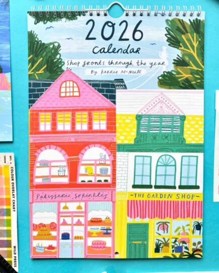 Calendrier Illustré 2026 | Calendrier des Façades de Magasins 2026