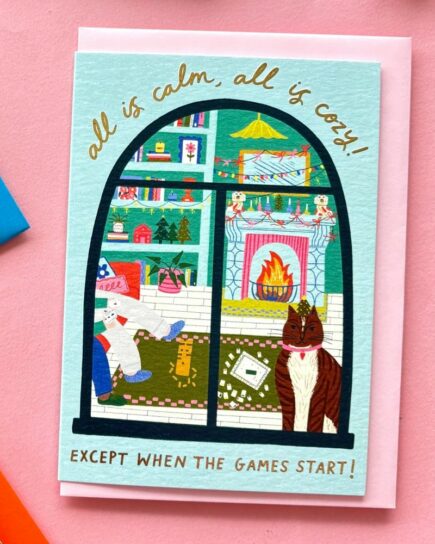 Carte double - Tout est calme, tout est douillet...