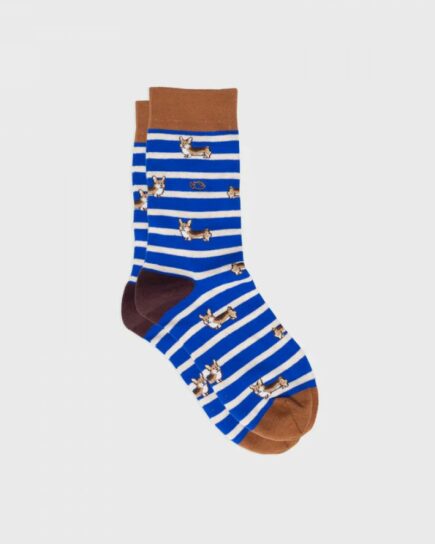 Chaussettes Corgi en coton peigné