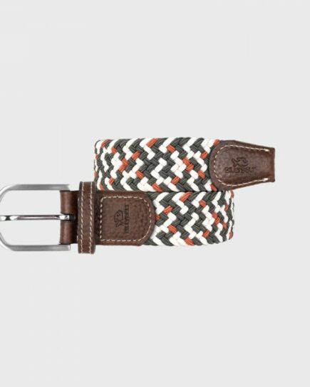 Ceinture Biarritz multicolore tressée élastique