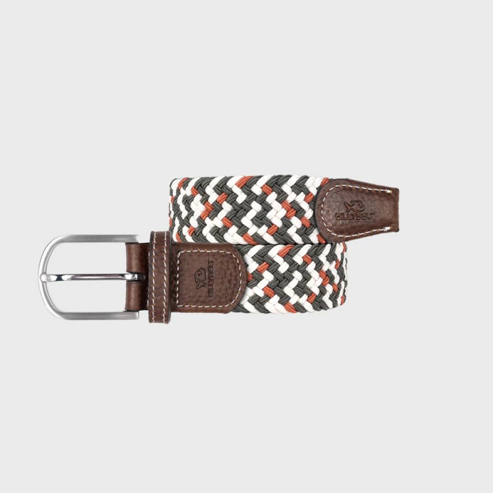 Ceinture Biarritz multicolore tressée élastique