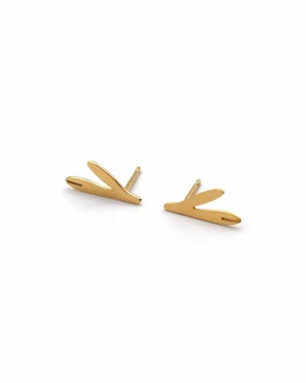 Petites boucles d'oreille puces brin